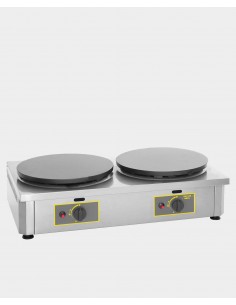 Crêpière double Ø 35 cm - gaz