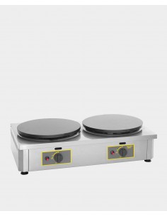 Crêpière double Ø 40 cm - Gaz