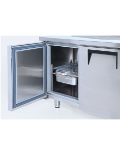 Comptoir réfrigéré 330 litres 2 portes 2