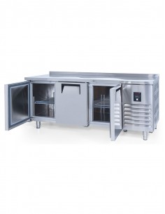 Comptoir réfrigéré 515 litres 3 portes avec dosseret