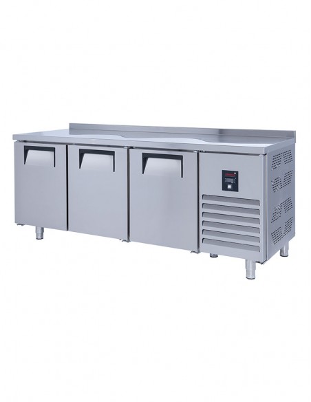 Comptoir réfrigéré 515 litres 3 portes avec dosseret
